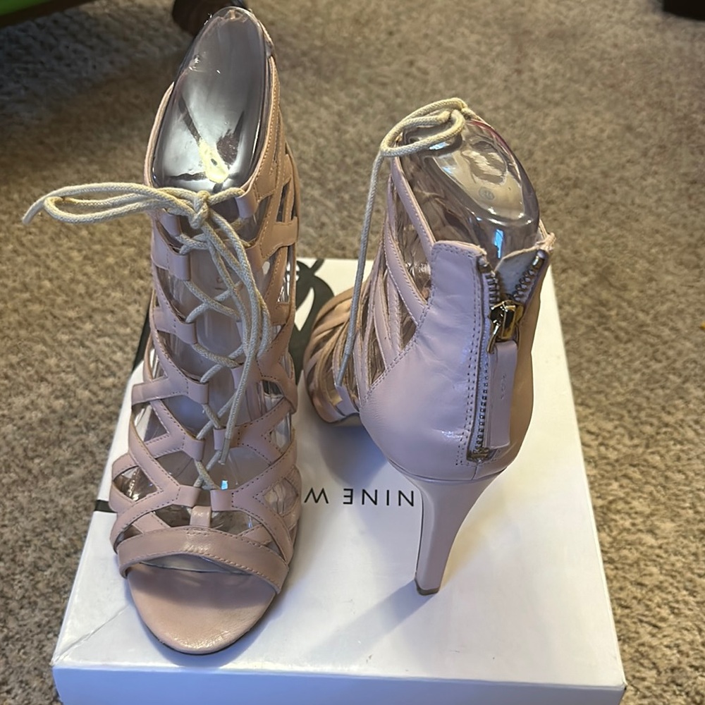 Nine West Women's Pink Heeled Sandals